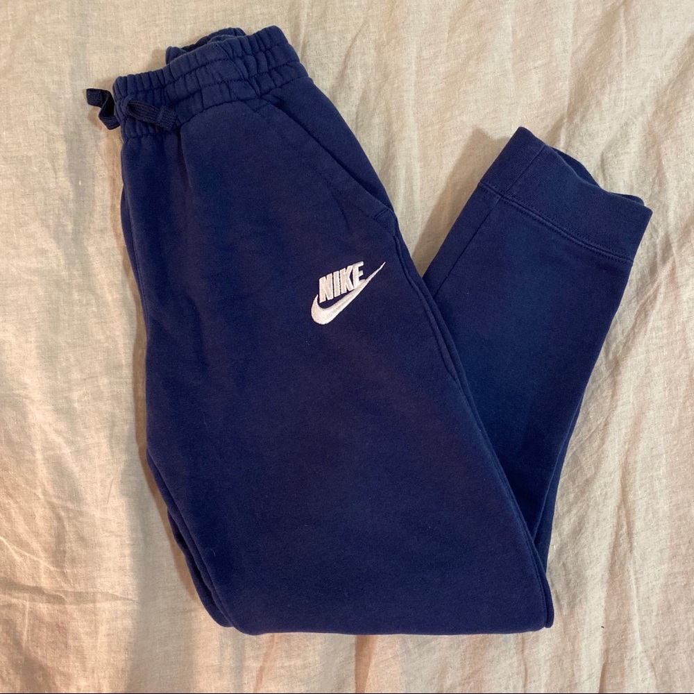 Nike Youth Boys Navy Blue Sweatpants/Joggers